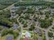 Aerial view showing the home's location in a neighborhood with lake access at 2479 Glen Dr., Little River, SC 29566