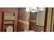 This bathroom features a pink wall, a mirror, and a toilet with a toilet paper holder at 289 Whites Creek Rd., Georgetown, SC 29440