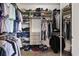 Well-organized walk-in closet features custom shelving, ample hanging space, and storage solutions for clothing and accessories at 310 Babylon Pine Dr., Myrtle Beach, SC 29579