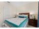 Bedroom featuring a colorful bedding set with a door and matching décor at 314 Lyons Cove Dr., Myrtle Beach, SC 29577