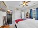 Bedroom featuring a ceiling fan and a flat screen television at 338 St. Julian Ln., Myrtle Beach, SC 29579