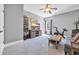 Bonus room with entertainment center and exercise equipment at 338 St. Julian Ln., Myrtle Beach, SC 29579