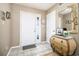 Inviting foyer features neutral paint, decorative accents and tiled flooring at 3910 Stillwood Dr., Myrtle Beach, SC 29588
