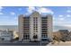 Beautiful oceanfront condo building with a clean, architectural design and amazing ocean views at 4000 North Ocean Blvd. # 1002, North Myrtle Beach, SC 29582