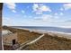 Breathtaking ocean view from private balcony, providing stunning scenery and tranquil sounds of the sea at 4000 North Ocean Blvd. # 1002, North Myrtle Beach, SC 29582