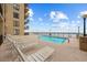 Enjoy a refreshing dip in the pool, with views of the beach and ocean at 4000 North Ocean Blvd. # 1002, North Myrtle Beach, SC 29582