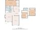 Layout of the home including the living room, kitchen, bedrooms, and garage spaces at 4406 Barcelona Ln., Little River, SC 29566