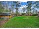 Backyard view with shed at 4810 Circle Dr., Loris, SC 29569