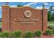 Impressive brick entrance sign for Colonial Charters Golf Community at 505 Joy Way Ct., Longs, SC 29568