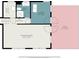 Basement layout with utility, laundry, bathroom, recreation room, hall and patio at 5612 N Kings Hwy., Myrtle Beach, SC 29577