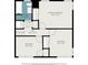 Upstairs floor plan showcasing primary and secondary bedrooms with a bathroom at 5612 N Kings Hwy., Myrtle Beach, SC 29577