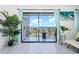 Balcony showcasing outdoor views and stylish indoor/outdoor living at 5905 S Kings Hwy. # 344B, Myrtle Beach, SC 29575