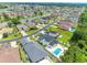 Aerial view of a charming community with a pool and scenic landscaping at 616 Edgecreek Dr., Myrtle Beach, SC 29579