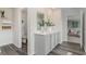 Well-lit bathroom features dual sinks, modern fixtures and a separate water closet at 7431 Meadow Walk Loop, Loris, SC 29569