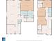 Floor plan depicting the layout of a two-story house with dimensions at 863 Agostino Dr., Myrtle Beach, SC 29579