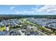 Panoramic aerial view showcasing colorful houses, a lake, trees, and a beautiful skyline at 959 Hendrick Ave. # 0, Myrtle Beach, SC 29577