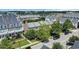 Aerial view of townhomes featuring well-maintained landscaping and neighborhood streets at 959 Hendrick Ave. # 0, Myrtle Beach, SC 29577