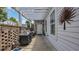 Brick back patio featuring a grill, outdoor seating, and a pergola for shade at 959 Hendrick Ave. # 0, Myrtle Beach, SC 29577