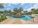 Outdoor lazy river with palm trees creating a tropical resort atmosphere at 959 Hendrick Ave. # 0, Myrtle Beach, SC 29577