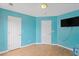 Bedroom showcasing hardwood floors and ample space for versatile arrangements at 1033 Mccall Loop, Conway, SC 29526