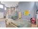 Spacious living room with fireplace, staircase, and tall ceilings at 1033 Mccall Loop, Conway, SC 29526