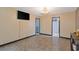 Living room shows a staircase, doors to a bathroom, and unique chandelier at 1033 Mccall Loop, Conway, SC 29526