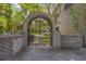 Grand gated entrance to property at 1140 Waterway Ln., Myrtle Beach, SC 29572