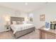 Comfortable bedroom with a cozy bed, decorative wall art, and natural light from a window at 1403 Nokota Dr., Conway, SC 29526