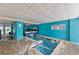 Indoor hot tub with turquoise accents, brick flooring, and inviting aquatic environment at 1501 Ocean Blvd. S # 1249, Myrtle Beach, SC 29577