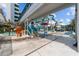 Fun-filled waterpark area with lion statues and colorful slides, perfect for families and resort guests at 1501 Ocean Blvd. S # 1249, Myrtle Beach, SC 29577