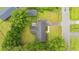A bird's eye view of a home's layout, showcasing its position and surroundings at 203 Longwood Ln., Conway, SC 29527