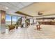 Spacious lobby features tile floors, tables, and seating, with ocean views at 2207 S Ocean Blvd. # 1517, Myrtle Beach, SC 29577