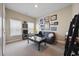 Spare bedroom with natural light, neutral colors, and comfortable decor at 2300 Lark Sparrow St., Myrtle Beach, SC 29577