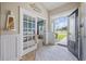 Warm entryway with a view of the home office and the beautifully landscaped front yard at 2300 Lark Sparrow St., Myrtle Beach, SC 29577