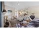 Inviting living room with fireplace and views into the kitchen and foyer at 2300 Lark Sparrow St., Myrtle Beach, SC 29577