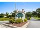 Entrance to the Carolina Forest at Avalon neighborhood is marked by beautiful sign at 2448 Whetstone Ln., Myrtle Beach, SC 29579