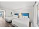 Bright and airy bedroom with two comfortable beds and a window with beautiful views at 3000 N Ocean Blvd. N # 531, Myrtle Beach, SC 29577