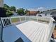 Large back deck perfect for entertaining with white railing and space for outdoor seating at 302 Silver Fox Trail, Myrtle Beach, SC 29588