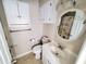 Cozy bathroom featuring a vanity, toilet, and bath with shower at 302 Silver Fox Trail, Myrtle Beach, SC 29588