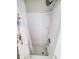 Bright bathroom featuring a shower with seashell-patterned curtain at 302 Silver Fox Trail, Myrtle Beach, SC 29588