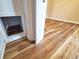 A room that features wood-grain flooring and a crawl space at 302 Silver Fox Trail, Myrtle Beach, SC 29588