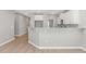 Open-concept kitchen with a breakfast bar and stainless steel appliances at 3539 Harrelson Ave., Loris, SC 29569