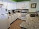Updated kitchen with granite countertops and modern appliances at 4103 N Ocean Blvd. N # 204, North Myrtle Beach, SC 29582