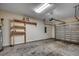 Spacious two car garage with storage shelves and water heater at 422 South Poplar Dr., Surfside Beach, SC 29575
