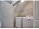 Convenient laundry room with side by side washer and dryer at 422 South Poplar Dr., Surfside Beach, SC 29575