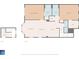 A detailed floor plan illustrating the layout of a home, including bedrooms, baths, and living areas at 4574 Girvan Dr. # D, Myrtle Beach, SC 29579