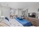 Cozy bedroom featuring a bright window, neutral walls, and a comfortable-looking bed with themed-bedding at 4648 Greenbriar Dr. # D2, Little River, SC 29566