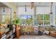 Bright sunroom filled with natural light, plants, and decorative nautical-themed items at 4648 Greenbriar Dr. # D2, Little River, SC 29566