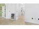 Hallway with tile flooring leading to a bathroom with neutral paint at 5825 Catalina Dr. # 124, North Myrtle Beach, SC 29582
