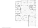 Detailed floor plan of the house showing the layout of rooms, bathrooms, and living spaces at 6420 Longwood Dr., Murrells Inlet, SC 29576